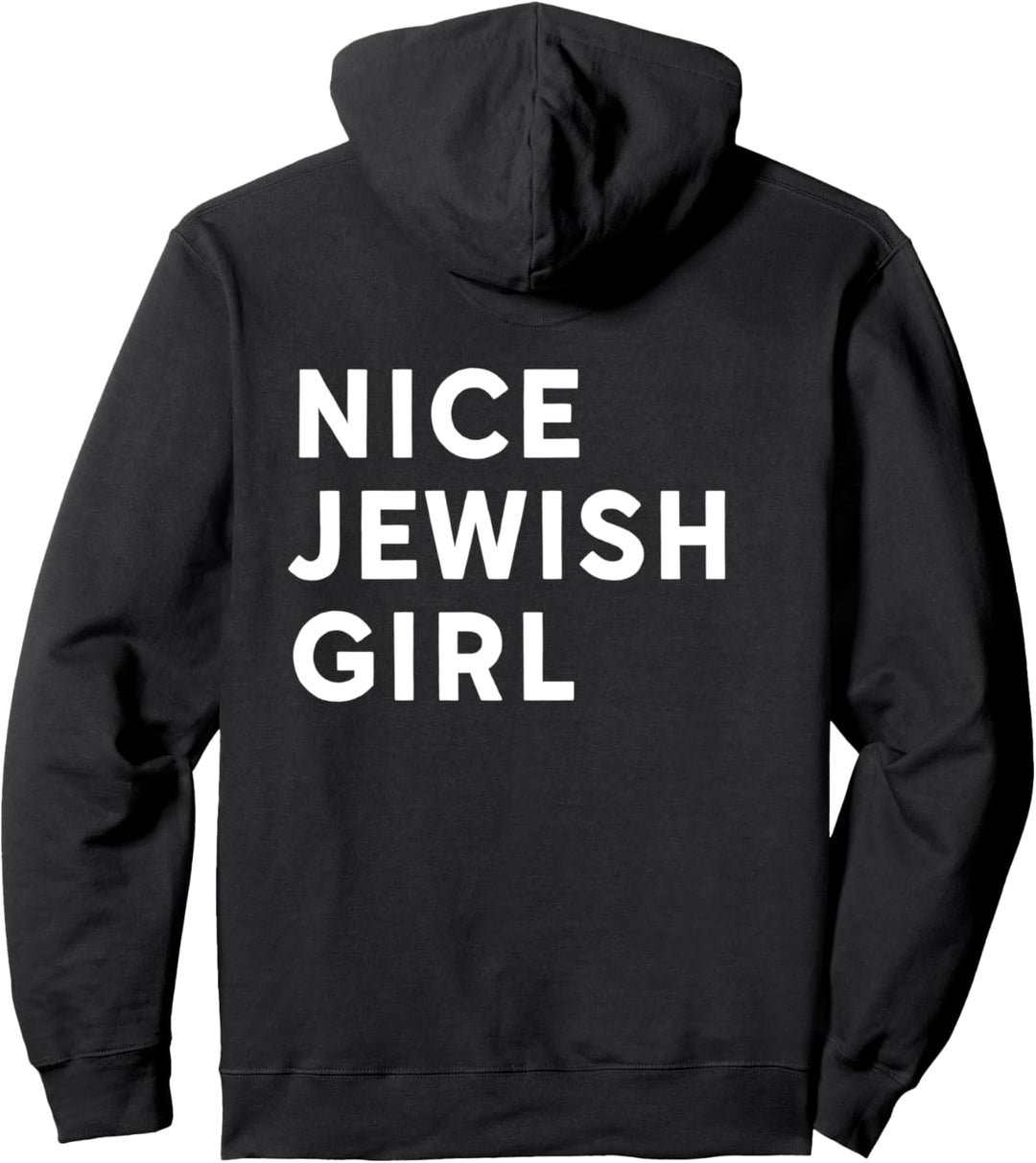 Nice Jewish Girl Funny Hanukkah Chanukka Jüdische Family Pullover Hoodie