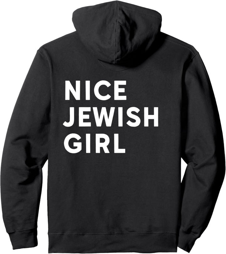 Nice Jewish Girl Funny Hanukkah Chanukka Jüdische Family Pullover Hoodie