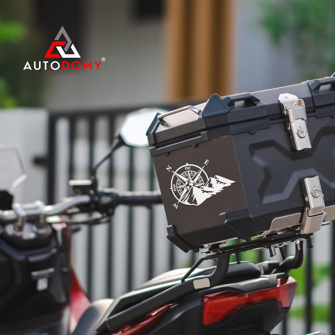 Autodomy Kompass Off Road Windrose Aufkleber Paket 2 Stück | Kompass Aufkleber Wohnmobil und Auto od