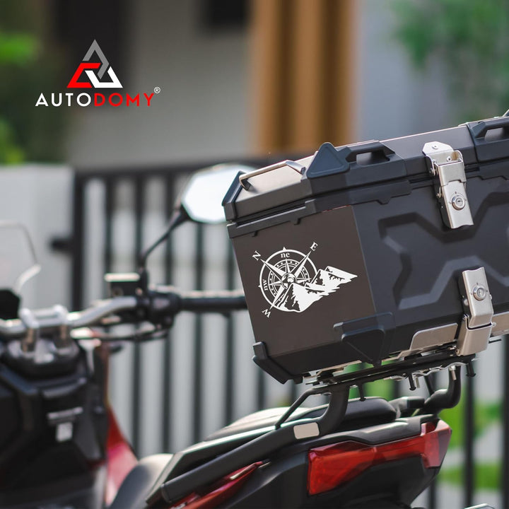 Autodomy Kompass Off Road Windrose Aufkleber Paket 2 Stück | Kompass Aufkleber Wohnmobil und Auto od
