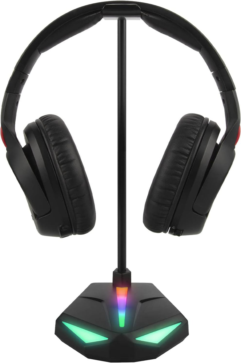 Geekria ABS RGB Kopfhörer-Ständer für Over-Ear-Kopfhörer, Gaming-Headset-Halter, Schreibtisch-Displa