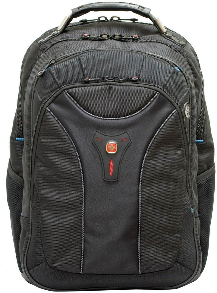 WENGER Carbon Laptop-Rucksack, Notebook bis 17 Zoll, 30 l, Damen Herren, Business Uni Schule Reisen,