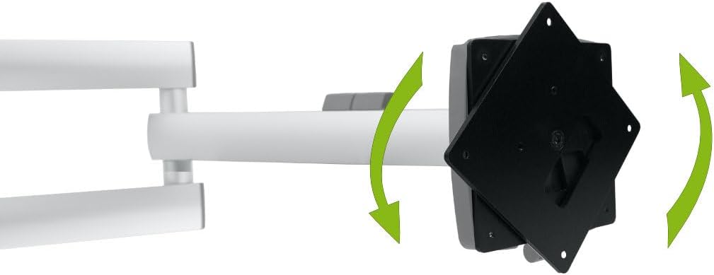 MPH001 Pivot 90 Grad drehbare Adapterplatte VESA 100x100 mm