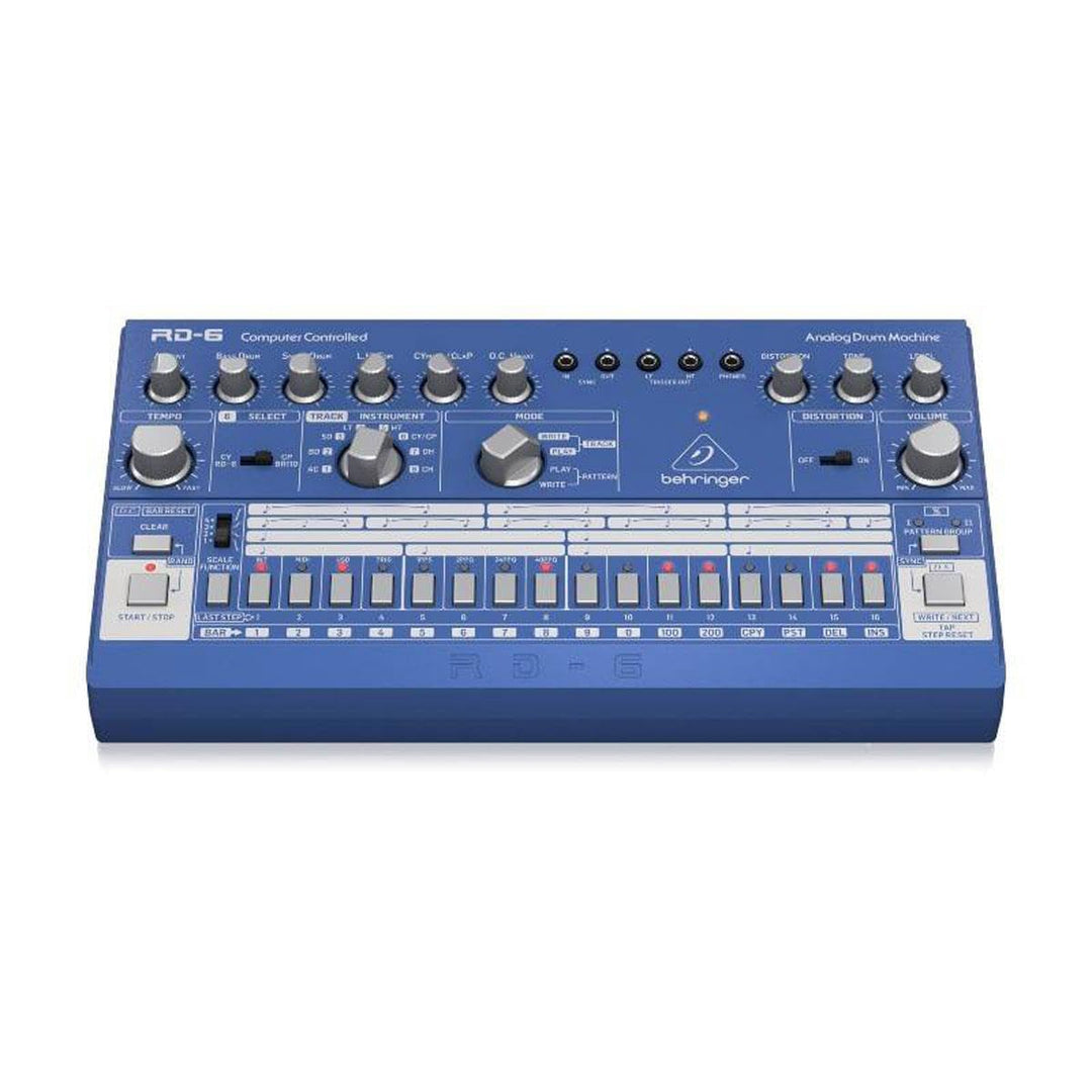 Behringer RD-6-BU Blau RHYTHM DESIGNER RD-6 Single, Blau RHYTHM DESIGNER RD-6 Single