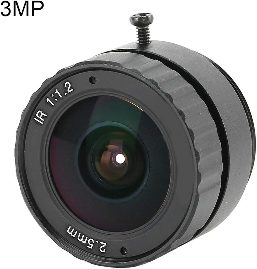 Shanrya HD-Bild CCTV-Objektiv High Definition Fest 2,5 mm CS Fest-Non-Zoom-Objektiv für CCTV DSLR Ab