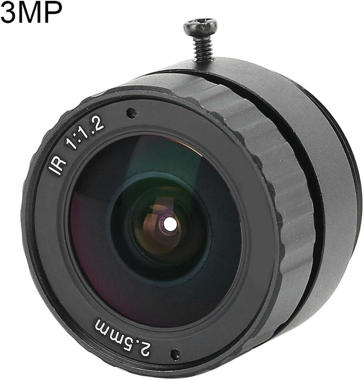 Shanrya HD-Bild CCTV-Objektiv High Definition Fest 2,5 mm CS Fest-Non-Zoom-Objektiv für CCTV DSLR Ab