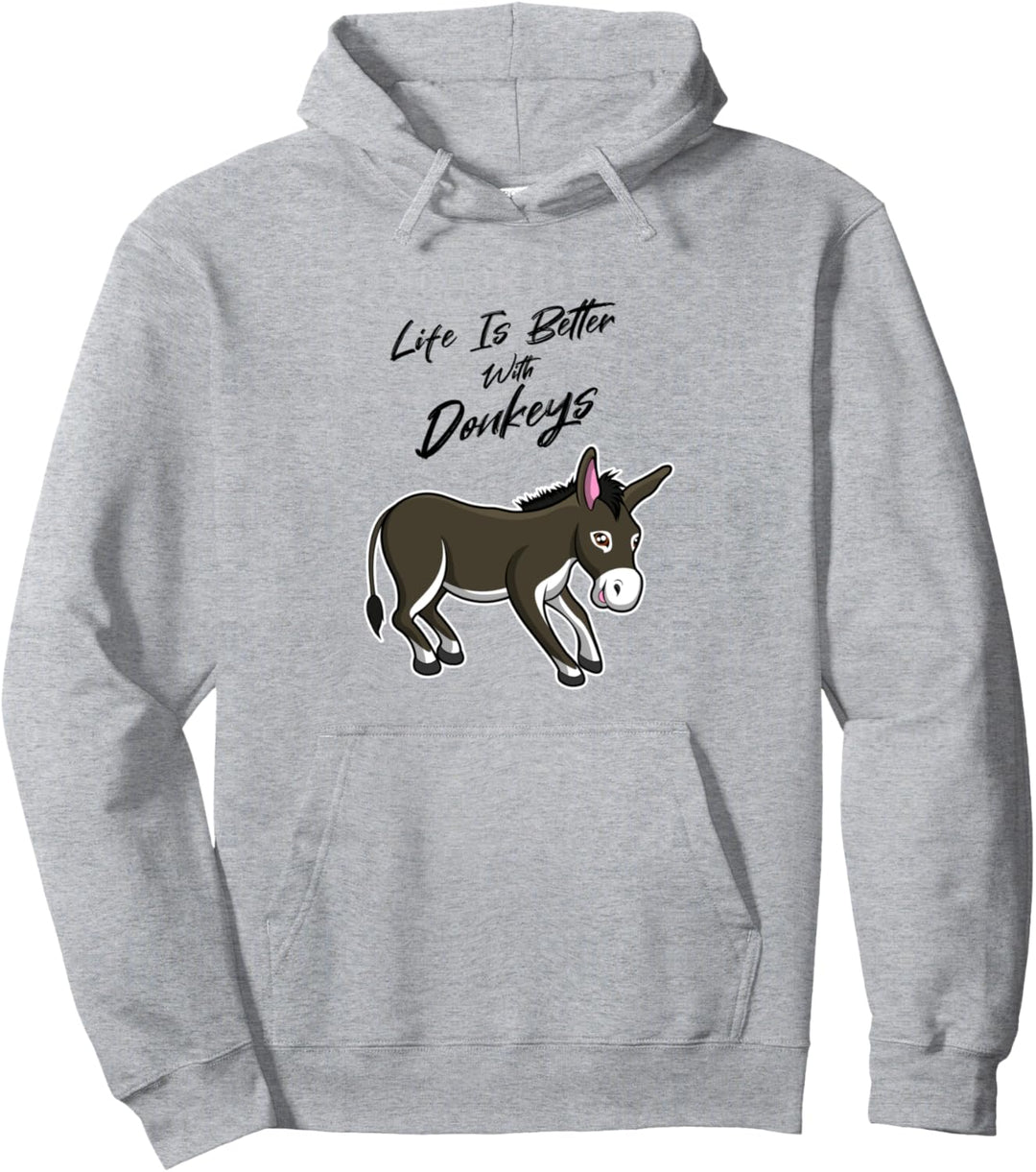 Esel Leben Bauernhof Tier Maultier Pullover Hoodie