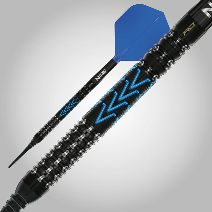 RED DRAGON Darts - AMP Serie - 90% Tungsten Profi Dartpfeile - NitroFlite Integrierter Flug/Schacht