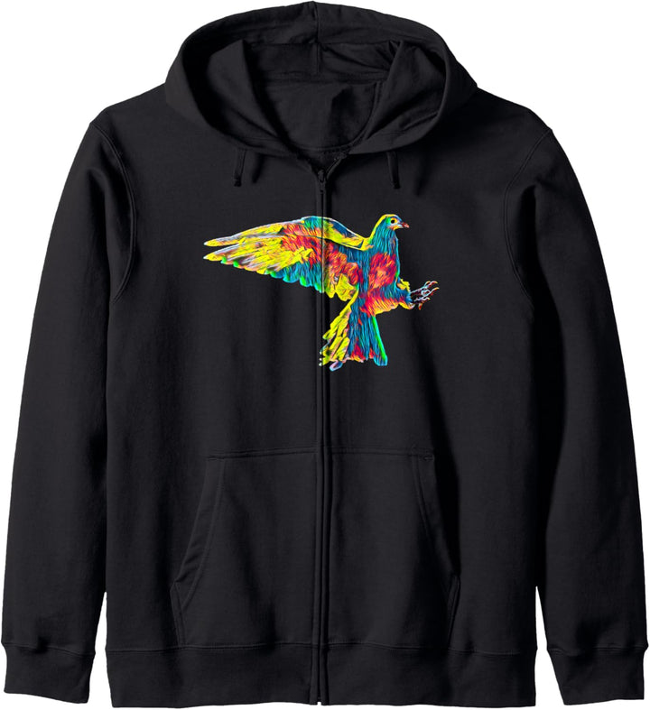 Taube Vogel Kapuzenjacke