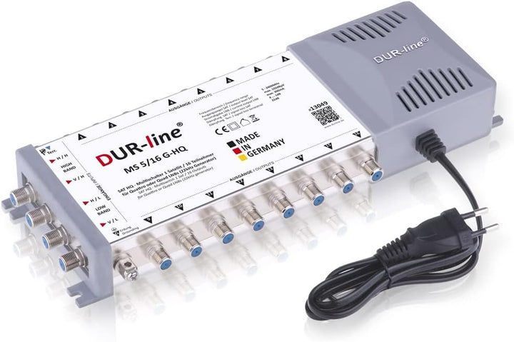 DUR-line MS 5/16 G-HQ - Multischalter - Made in Germany - SAT Multischalter für 16 Teilnehmer/TV - s