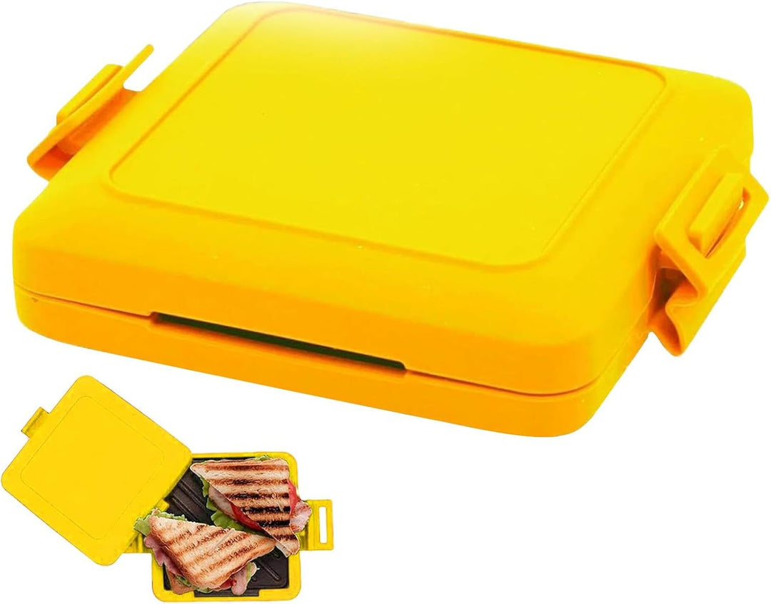 Mikrowellen-Sandwichmaker,Sandwichtoaster Für Schnelle Mahlzeiten,Mikrowellengeeigneter Grillkäse-Ma