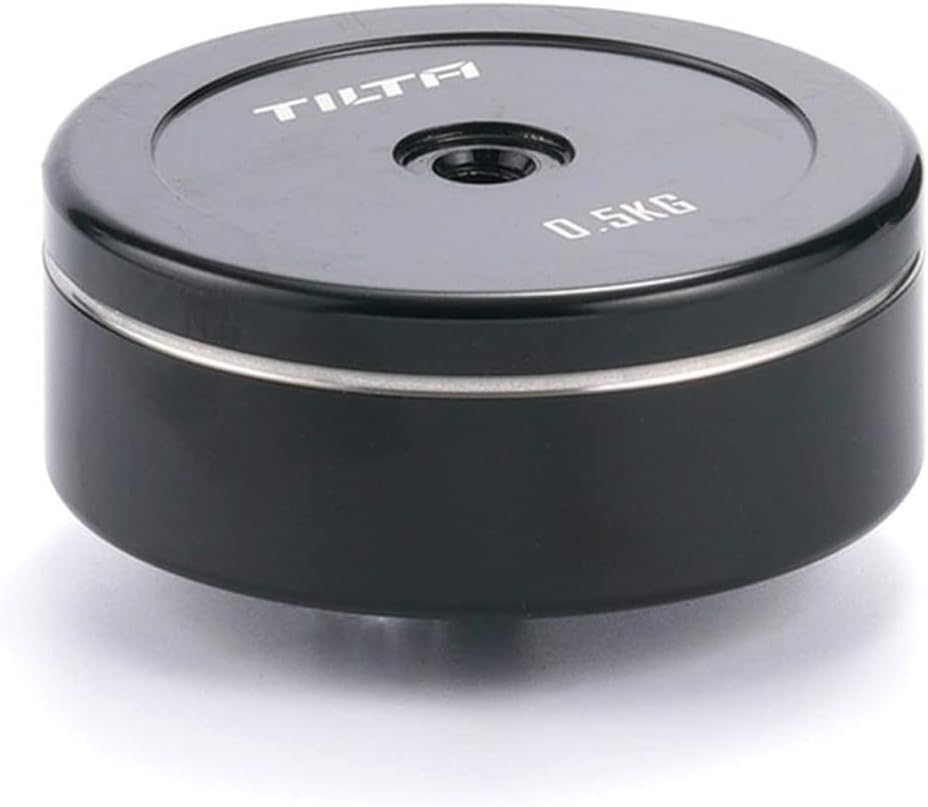 Tilta 500G Gegengewicht für leichtes Schulter-Rig für DSLR-Kamera, Camcorder, schwarz TA-LSR-500-B