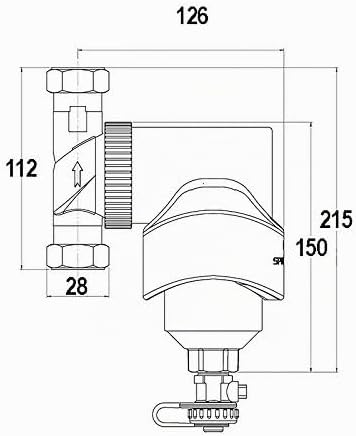 Spirotrap MB3 Schlammabscheider 28mm Klemmring UE028WJ