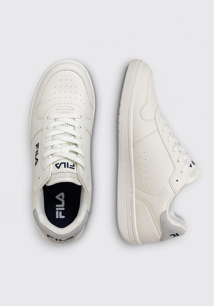 FILA Herren Netforce II X CrtSneaker 44 EU Schmal Weiss, 44 EU Schmal Weiss