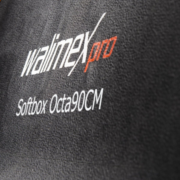 Walimex Pro Octagon Softbox PLUS Orange Line 90 cm Durchmesser für Aurora/Bowens, Aurora/Bowens