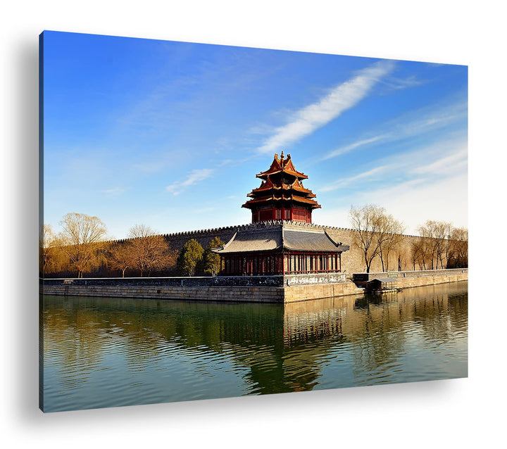 deyoli Nationales Palastmuseum in Taipeh im Format: 80x60 als Leinwandbild, Motiv fertig gerahmt auf