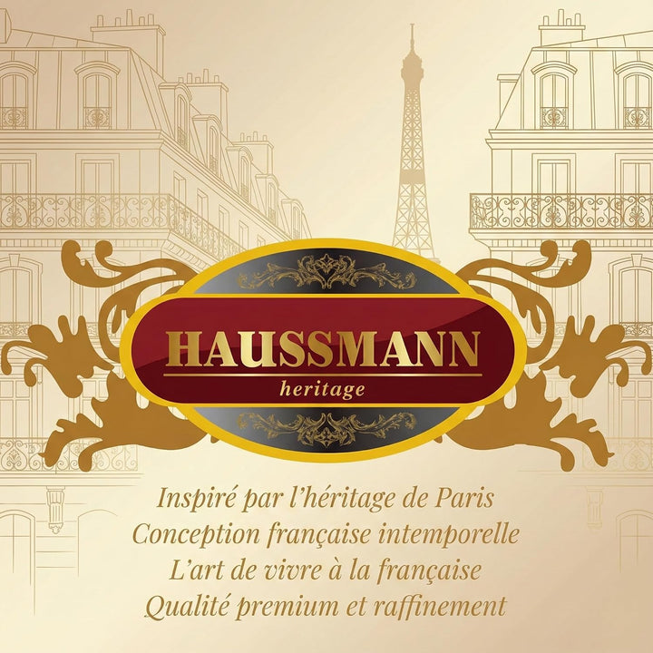 Haussmann Héritage Kochtopf 6pcs Stahl inoxyable mit Deckel aus Glas HM-0613, HM-0613