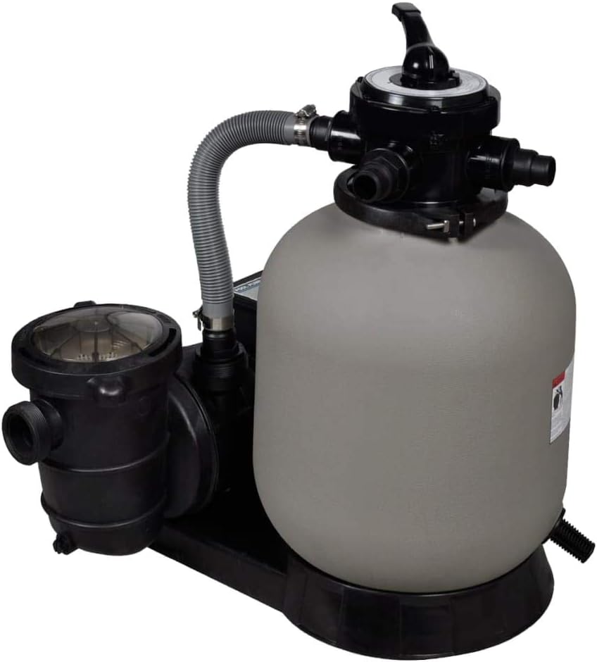 vidaXL 2x Sandfilterpumpe Sandfilteranlage Poolpumpe Filteranlage Filterkessel Wasserfilter Poolfilt