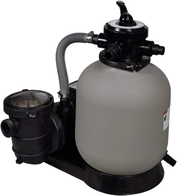 vidaXL 2x Sandfilterpumpe Sandfilteranlage Poolpumpe Filteranlage Filterkessel Wasserfilter Poolfilt