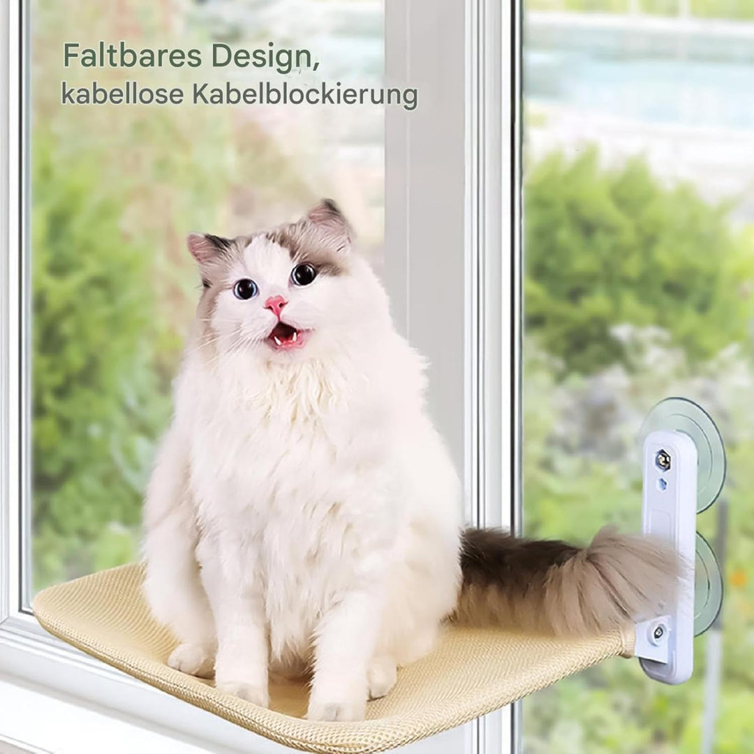 Katzenfensterbett,Katzenhängematte für Fenster, Katzen-Wandregale, Katzenhängematte für grosse Katze