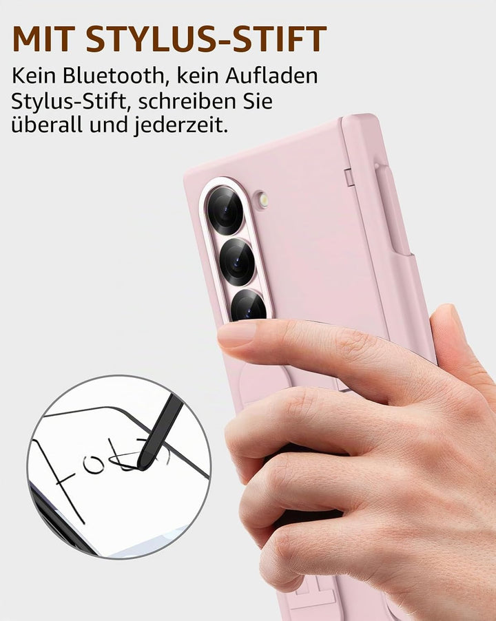NINKI für Samsung Galaxy Z fold 7 Hülle mit Stift, fold7 case mit Privacy Screen, Scharnier fold7 sc