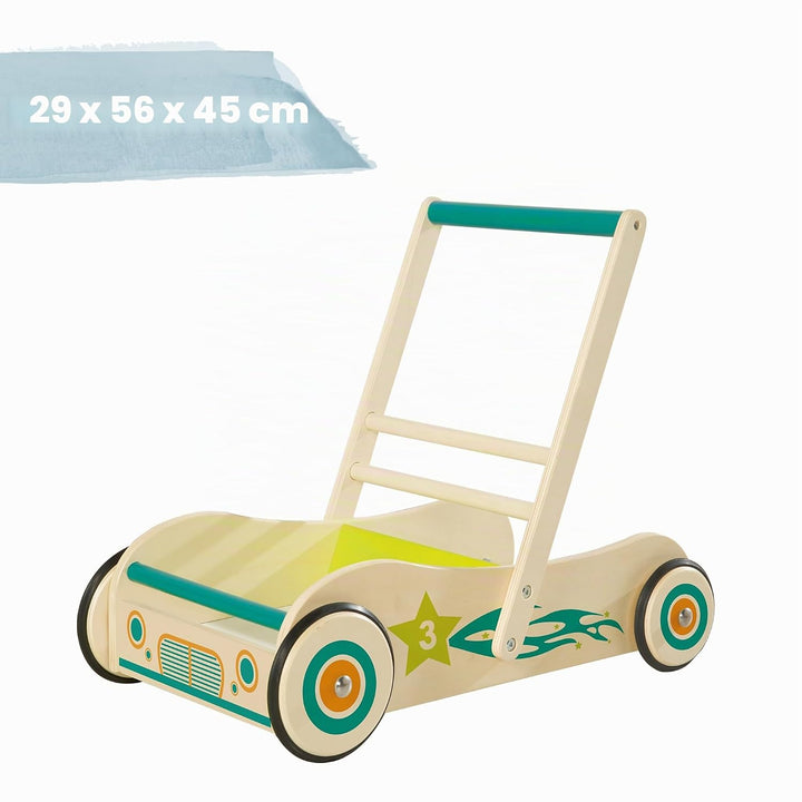 roba Lauflernwagen für Babys - Lauflernhilfe mit Bremse - als Puppenwagen nutzbar - für Mädchen &amp; Ju