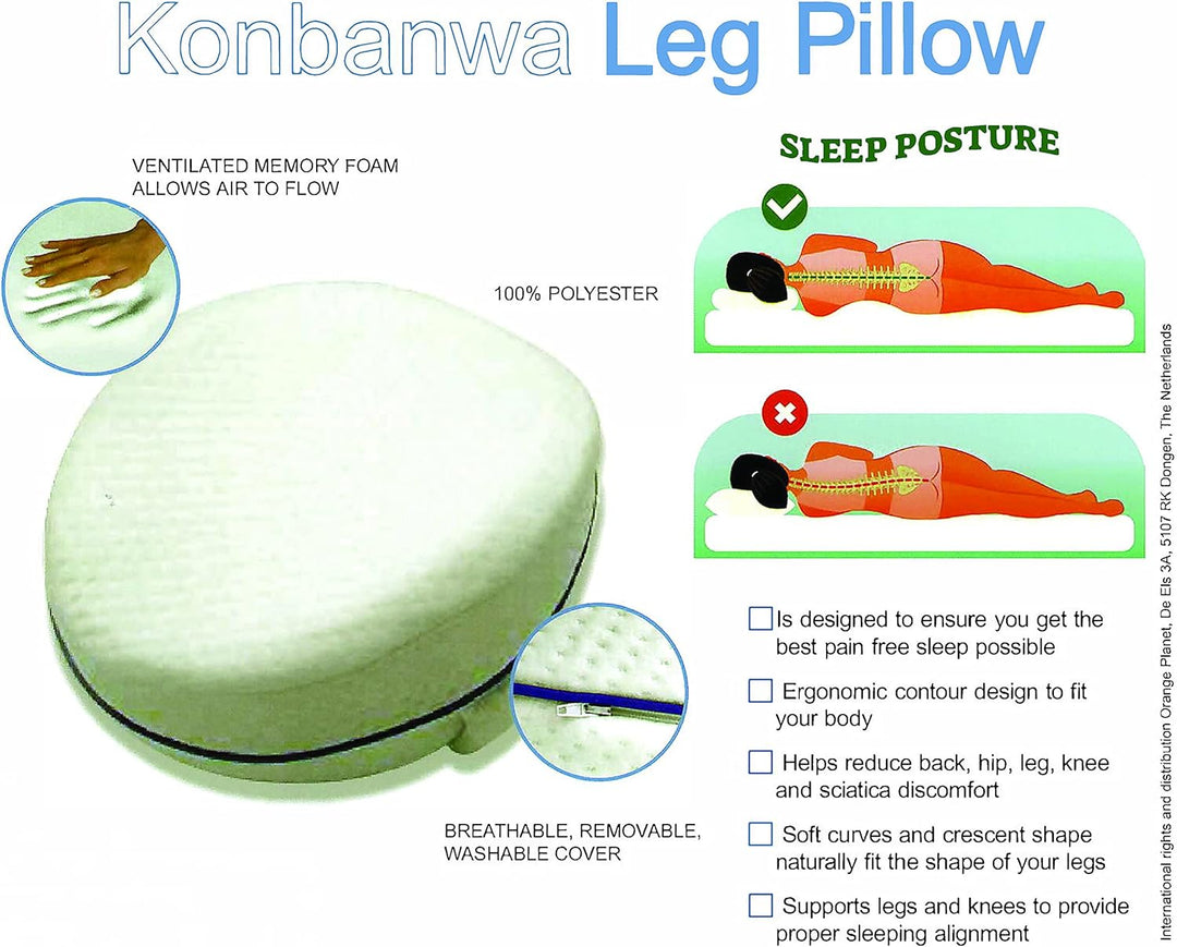 chi-enterprise Konbanwa Beinkissen | Leg Pillow Konbanwa | Kniekissen
