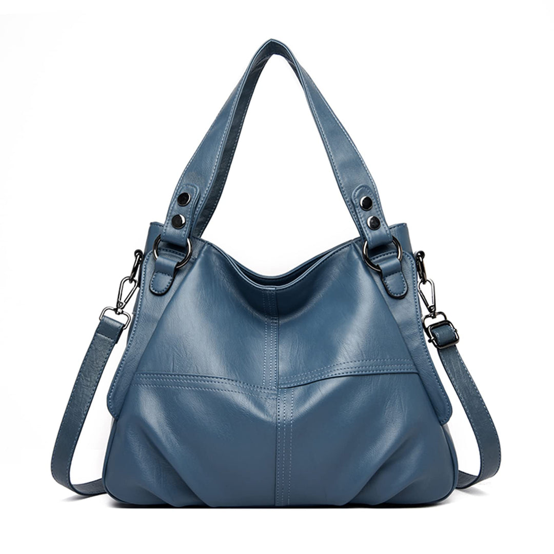 Sacmill Damen Handtasche Grosse Leder Damenhandtasche Umhängetaschen Designer Schultertasche Hobo Ta
