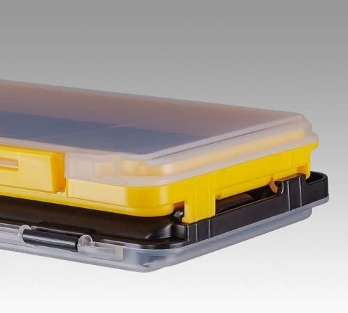 Meiho Slit Form Case J Yellow - 17.5x10.5x2.2cm - Slit Form C J Yellow