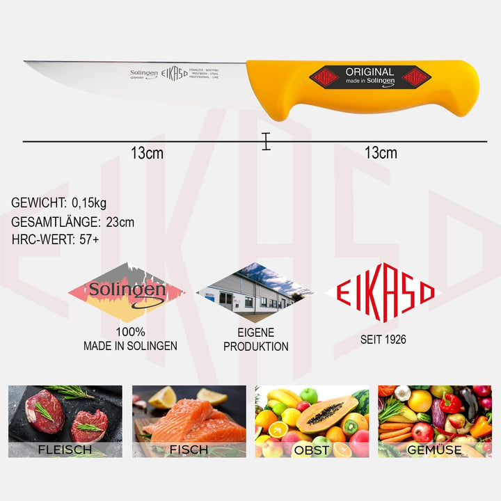 EIKASO SOLINGEN Geflügel/Ausbeinmesserset, 2tlg, von Profis - für Profis und Privat, 1.4116 Molybdän