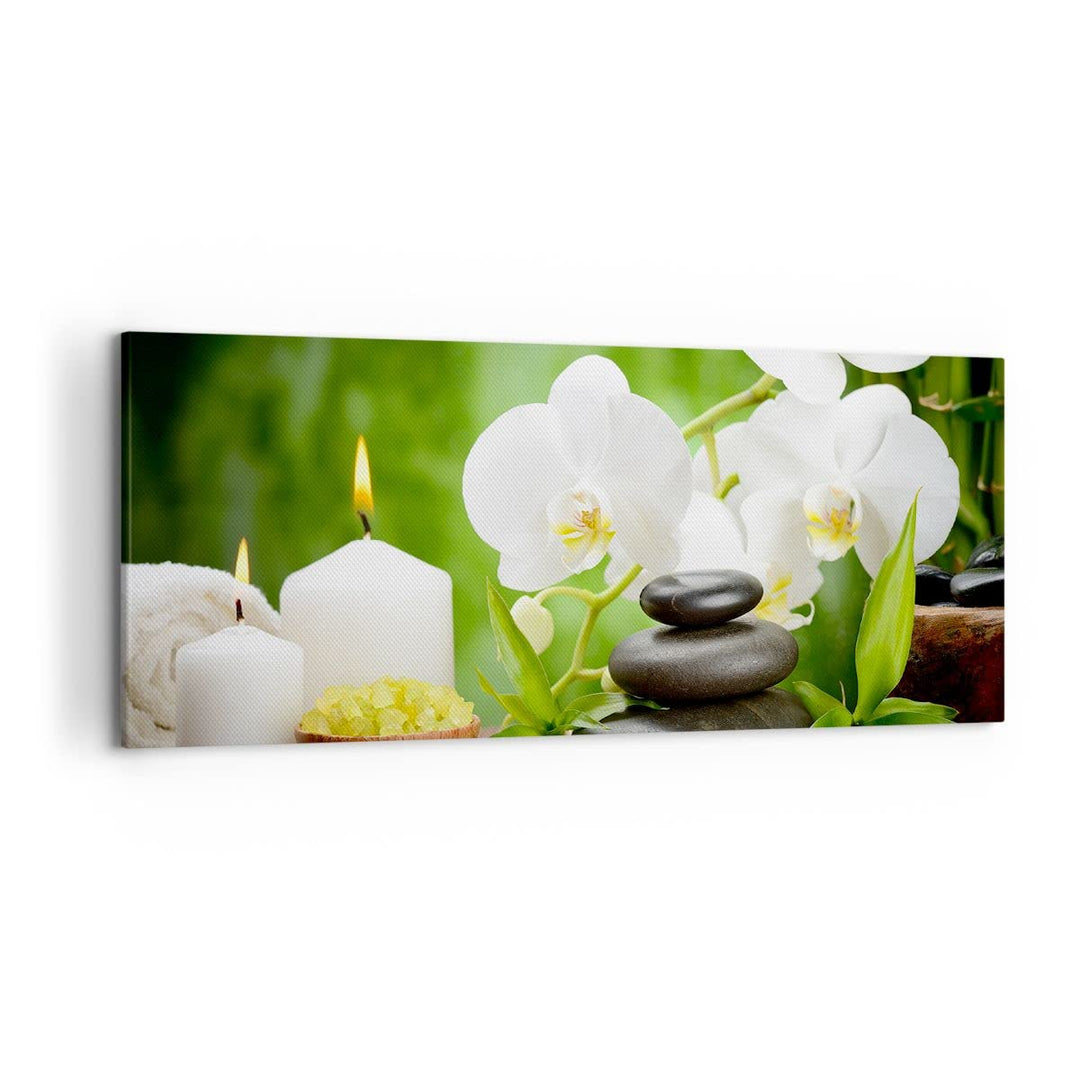 Wandbilder Dekoration Wohnzimmer Blume aromatherapie spa Panorama Bilder auf Leinwand 120x50cm Leinw