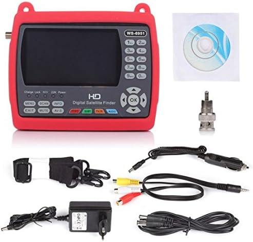 Satlink WS WS-6951 DVB-S/S2 HD Satelliten-Messgerät, Schwarz
