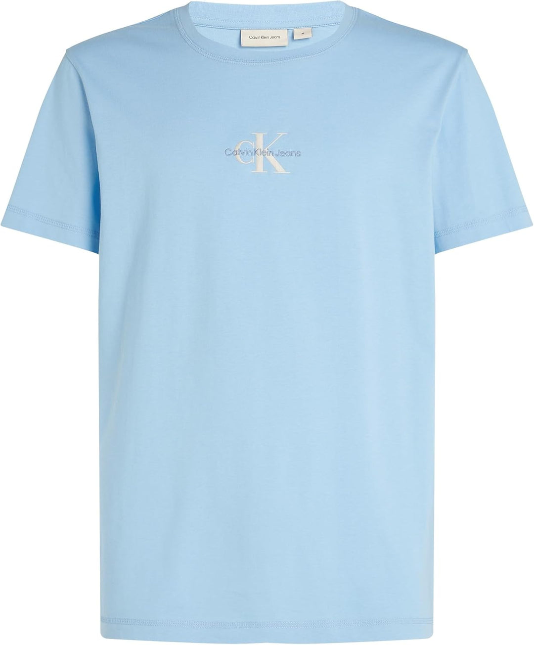 Calvin Klein Jeans Herren T-Shirt Kurzarm Monologo Rundhalsausschnitt XS Blau (Blue Bell), XS Blau (