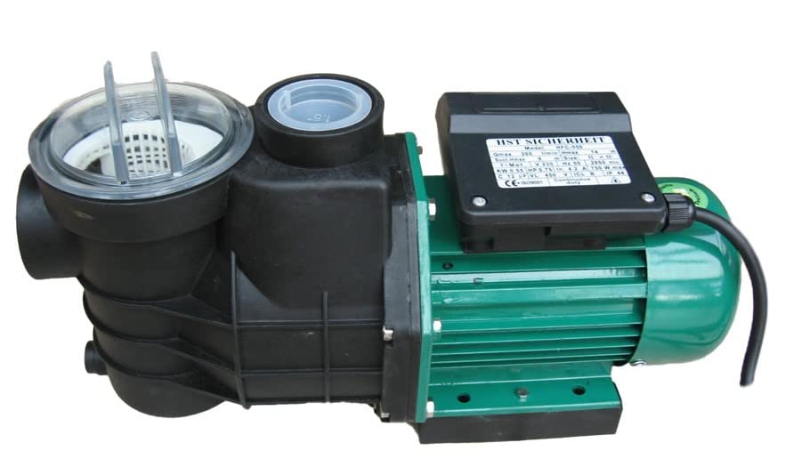 HST Leis Poolpumpe 12m3, 12000 Liter/Std, 550 W I Erweiterbare Filterpumpe mit geringer Energieaufna