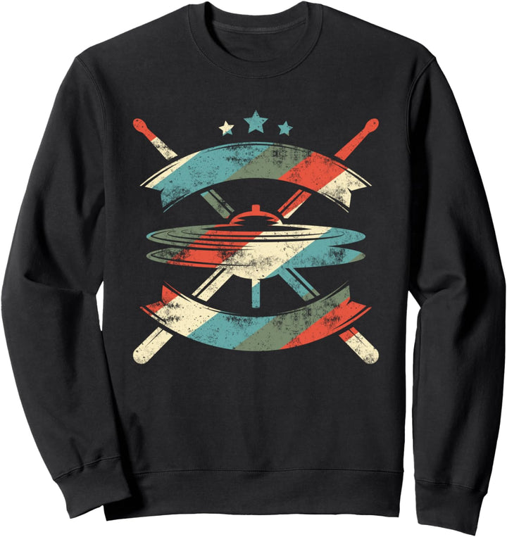 Schlagzeuger Drummer Musik Schlagzeug Sweatshirt