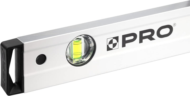 PRO800 Wasserwaage 120cm beidseitig gefräst mit Ergonomischen Profil - ERS+ (Easy Reading System) Pr
