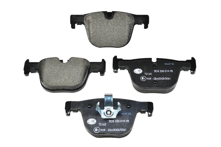 HELLA PAGID 8DB 355 019-781 Bremsbelagsatz - T2165 - Dicke/Stärke: 17.3mm - Bremssystem: Teves - für