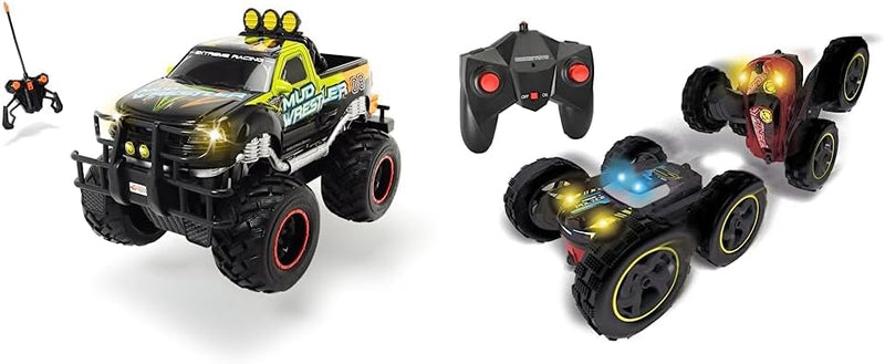 Dickie Toys RC Ford F150 Mud Wrestler, ferngesteuertes Auto für drinnen und draussen & – RC Tumbling