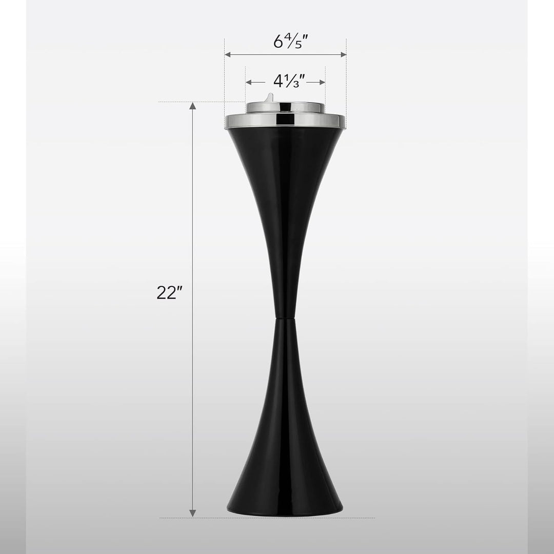 CO-Z Freistehend Aschenbecher Standaschenbecher Zigarettenschachtel mit Standfuss 55,6 cm hoch Floor