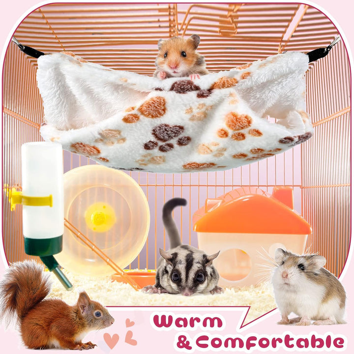 Photect 5 Stück Doppelschicht Frettchen Hängematten Kleintier Etagenbett Frettchen Spielzeug Ratten