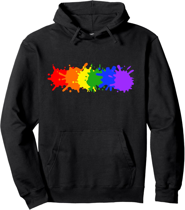 Menschliche LGBT Gay Pride Flagge Regenbogen Pullover Hoodie