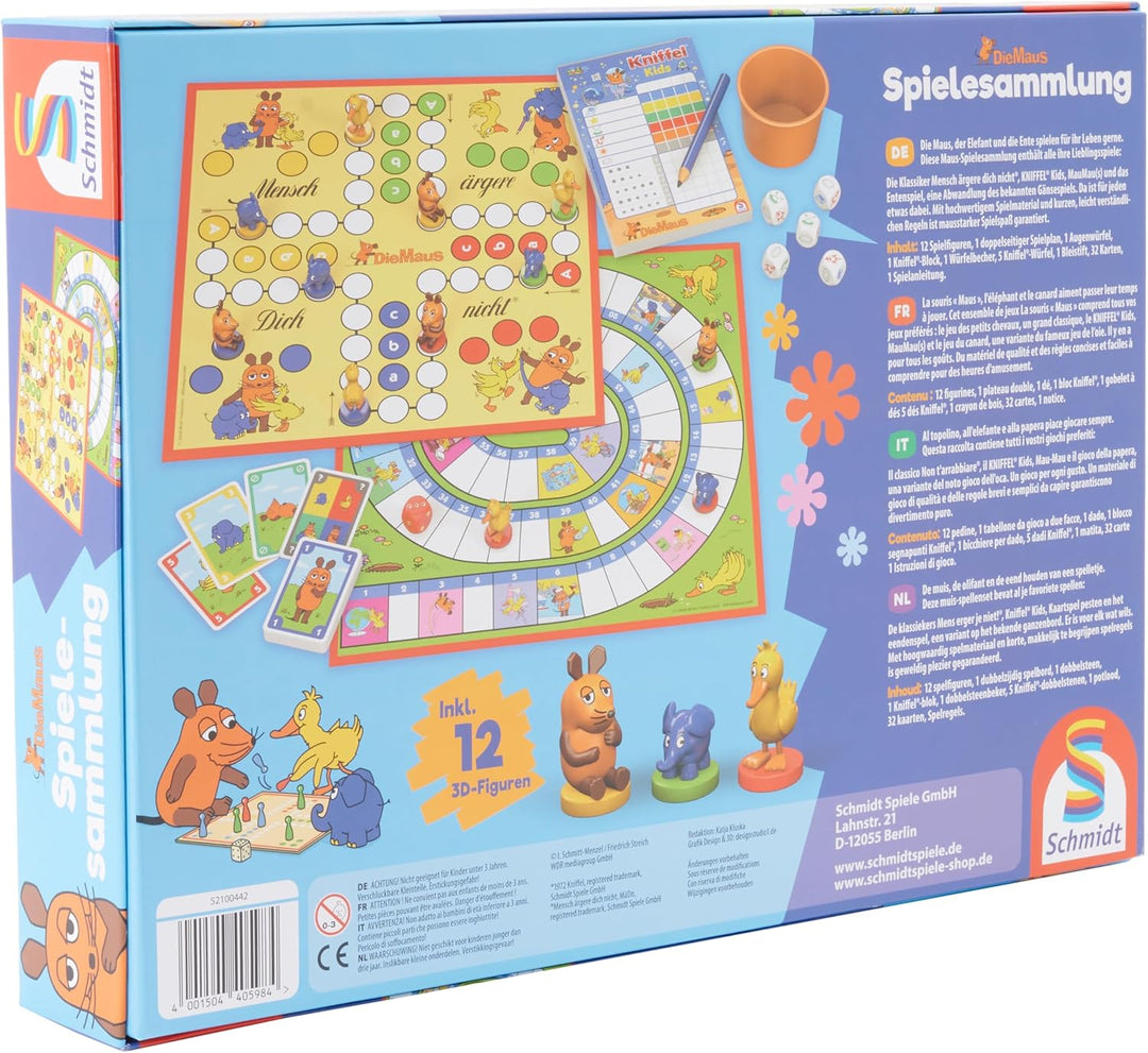 Schmidt Spiele 40598 Die Maus, Spielsammlung, Bunt Single