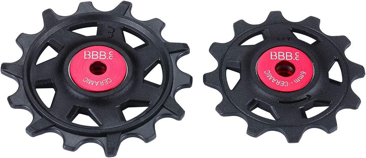 BBB Cycling Fahrradumwerfer Riemenscheibe Keramik 12-T 14-T hintere Stützräder Roller Urban Rennrad