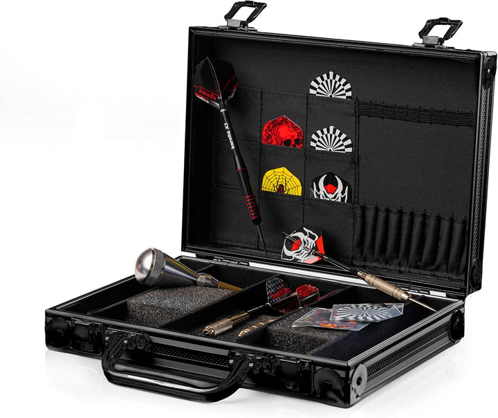 Winsport Dartkoffer Luxus, Farbe schwarz