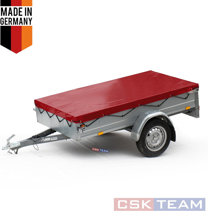 Anhängerplane nach Dein Mass in Diverse Farben Premium PVC-Planenstoff 680g/m² (Aussenmass: bis 2.80