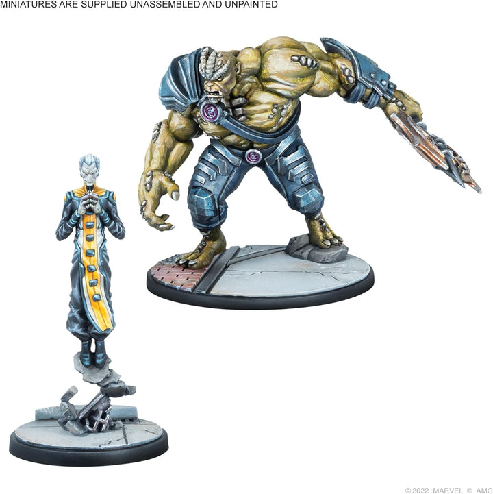 Atomic Mass Games | Black Order Squad Pack: Marvel Crisis Protocol | Miniaturspiel | Alter 14+ | 2 S