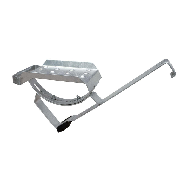 DAPRONA Dachtritt Set für flache Dachziegel, Dachtritte für Schornsteinfeger Silber 25cm, inkl. Mont