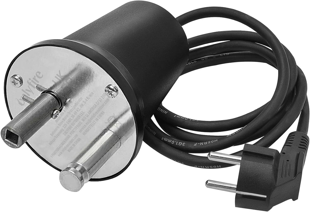 Onlyfire Braten Rotisserie Grillmotor für Outdoor Grillzubehör Grillspiess, Barbecue Rotator Motor f