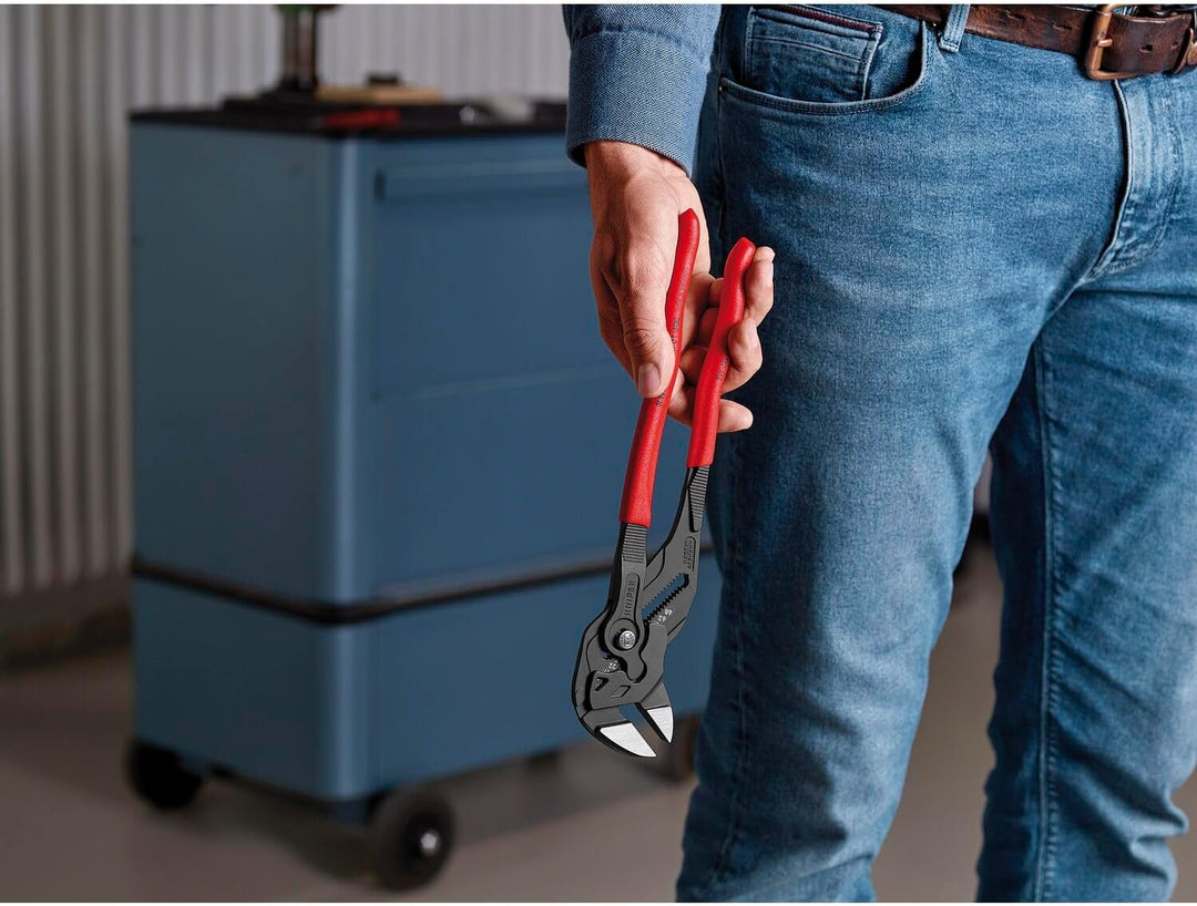 KNIPEX Zangenschlüssel, klein, Multi-Schraubenschlüssel, Chrom-Vanadium, Rostschutz verchromt, 125 m