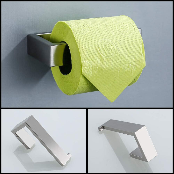 Q8-P4BR Badezimmer-Hardware-Zubehör-Set, Handtuchhalter, Bademantelhaken, Toilettenpapierhalter, Ede